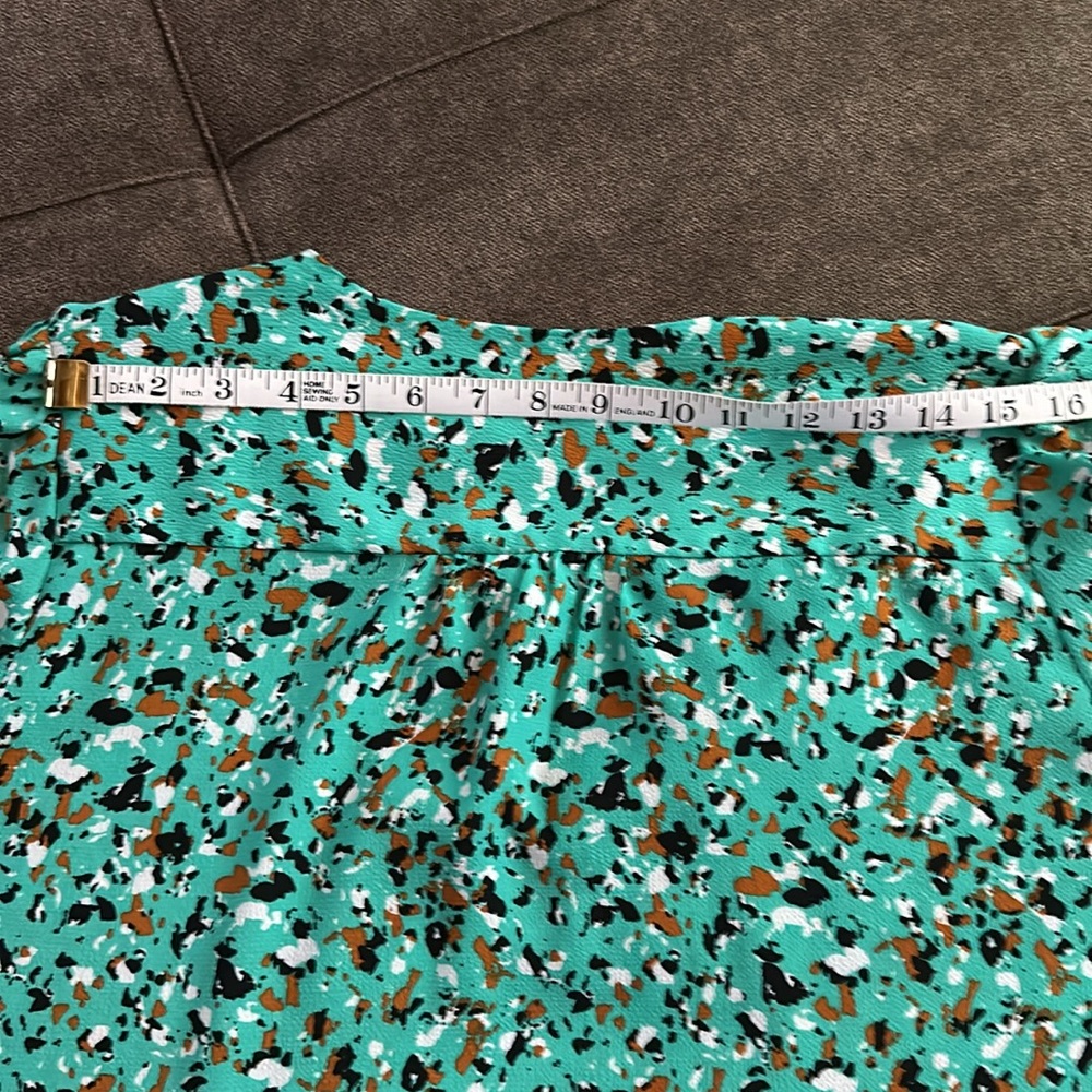 Joie Multi Color Patterned Blouse Size Xl - image 5